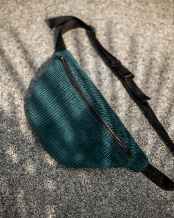 Bauchtasche Cord Petrol – Bild 5