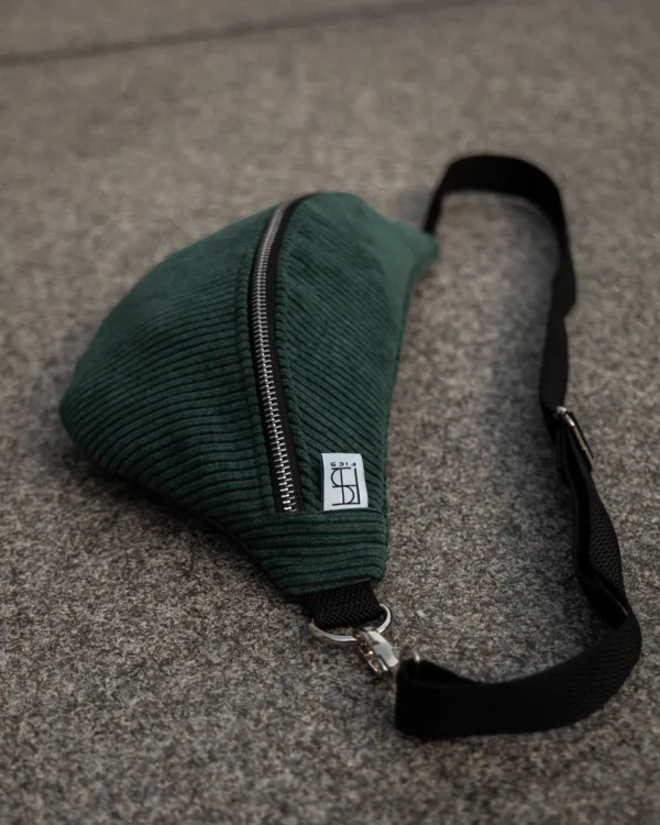 Bauchtasche Cord Petrol – Bild 5