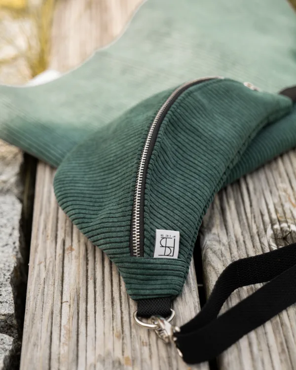 Bauchtasche Cord Petrol – Bild 4