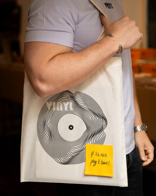 Vinyl Jutebeutel – Bild 5