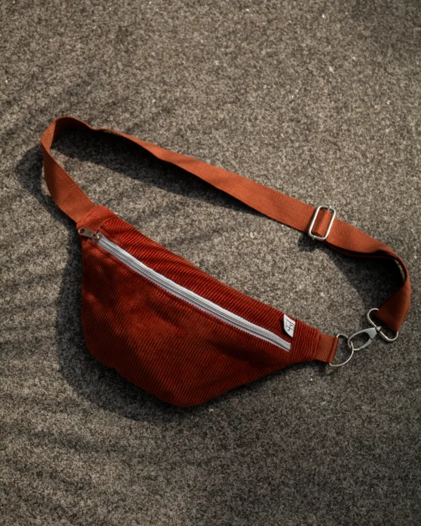 Bauchtasche Cord Rostrot – Bild 2