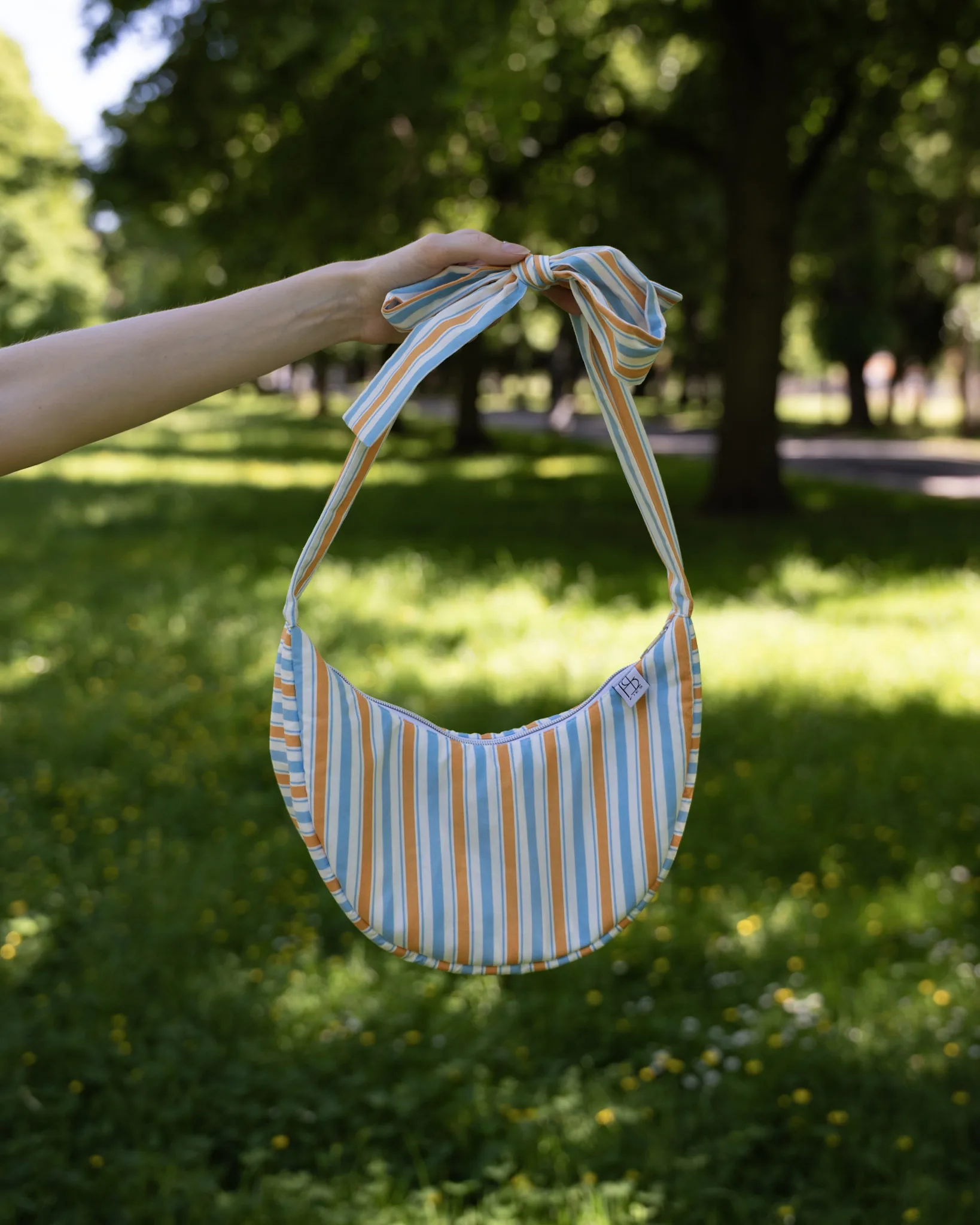 Crossbody Bag Blau-Orange