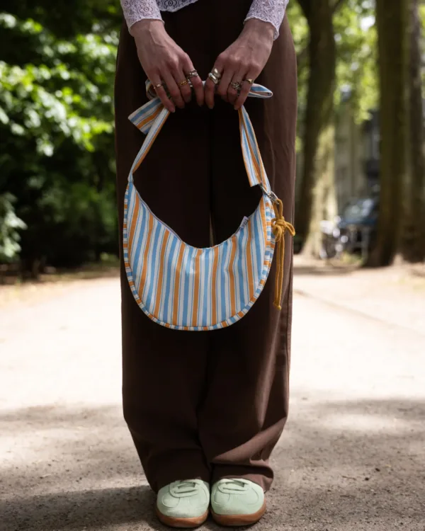 Crossbody Bag Blau-Orange